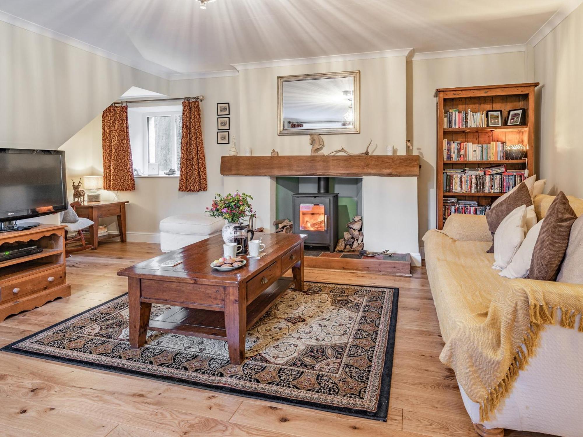 Pwll Farmhouse Llanllawdog Eksteriør bilde